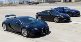 Porsche 911 Turbo S (2011) vs Bugatti Veyron 16.4 Super Sport (2012) vs Nissan GT-R Premium (2012)