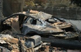 Пожар в гараже уничтожил прототип Porsche