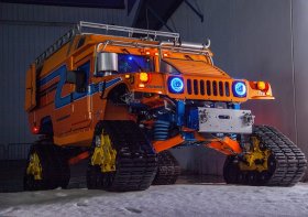 Американские путешественники отправятся на Южный Полюс, используя Hummer H1 Американские путешественники отправятся на Южный Полюс, используя Hummer H1